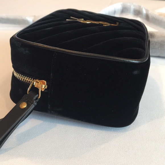 💎YSL💎Authentic Lou Belt Bag in Matelasse Velour/Velvet - Picture 9 of 16